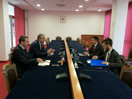 Предсједавајући Заједничке комисије за европске интеграције ПСБиХ Никола Ловриновић разговарао са предсједником Одбора за европске интеграције и регионалну сарадњу НСРС